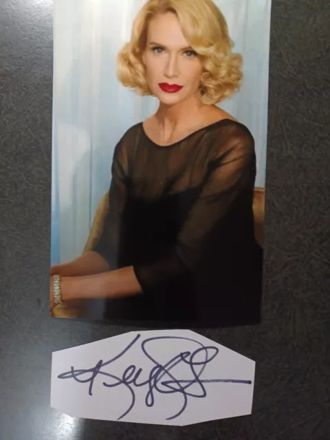 KELLY LYNCH Hand Signed Autograph CUT  With 4X6 Photo - ACTRESS - ROAD HOUSE