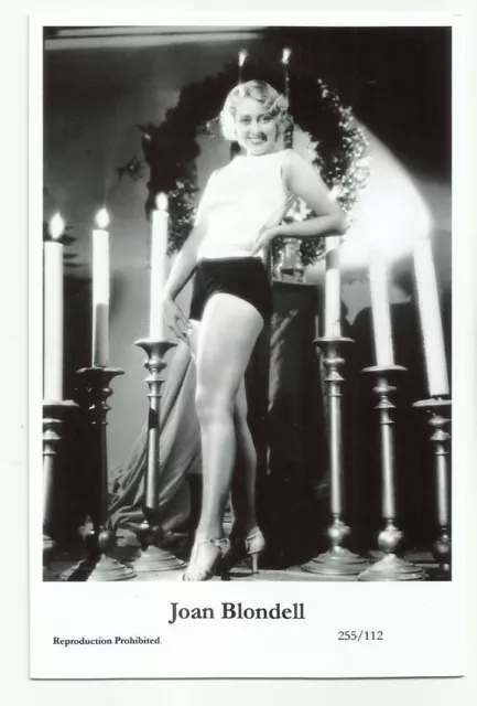 (Bx78) Joan Blondell  Swiftsure Photo Postcard (255/112) Filmstar Pin Up Cinema