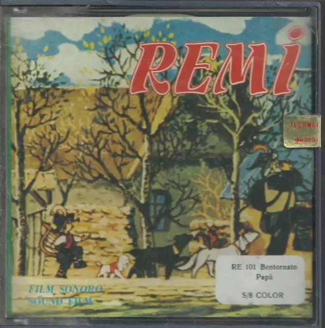 REMI - RE n.101: Bentornato papà Remì SUPER 8 COLORE SONORO