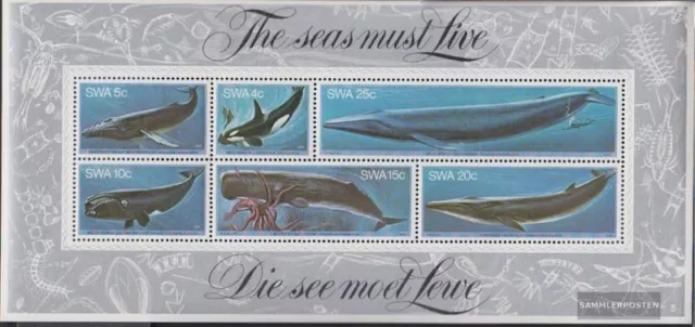 Namibia - Südwestafrika Block5 (kompl.Ausg.) postfrisch 1980 Wale