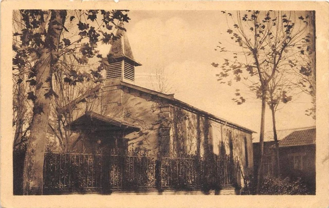 CPA 94 LE PARC SAINT MAUR 44 AVENUE JOFFRE TEMPLE PROTESTANT (rare photo