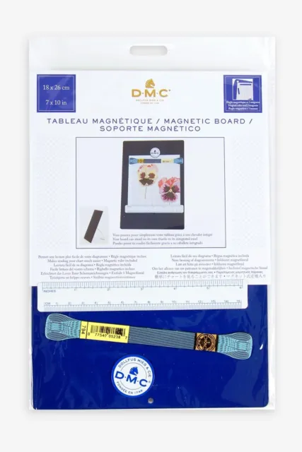 DMC Magnetic Board Chart Keeper - Embroidery Patterns 7" x 10" / 18cm x 26 cm