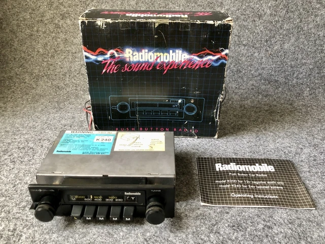 Vintage 24v Radio Radiomobile K240 British Leyland Lorry Truck 24 Volt