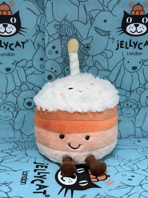 JELLYCAT JELLINA BIRTHDAY Cake Soft Plush Gift With Tags + Dust Bag ...