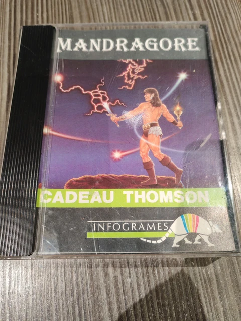 Jeu MO5 Vintage Mandragore – Thomson MO5, Infogrames 1984, Boîte Complète Non Testé