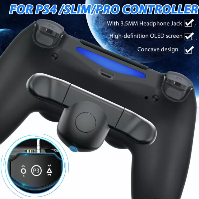 Back Button Attachment Handle Expansion Adapter for PS4/Slim/Pro Controller