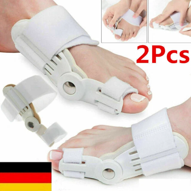 HAZMA Hallux Valgus Zehenspreizer – 2 Paar, Transparentes Silikon, Zur Korrektur & Entlastung