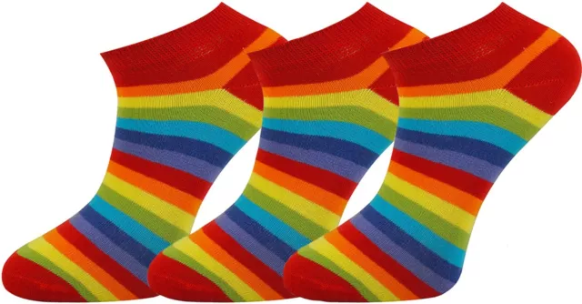 Mysocks 3 Paia da Ginnastica Calzini Cotone Pettinato senza Cuciture Punta