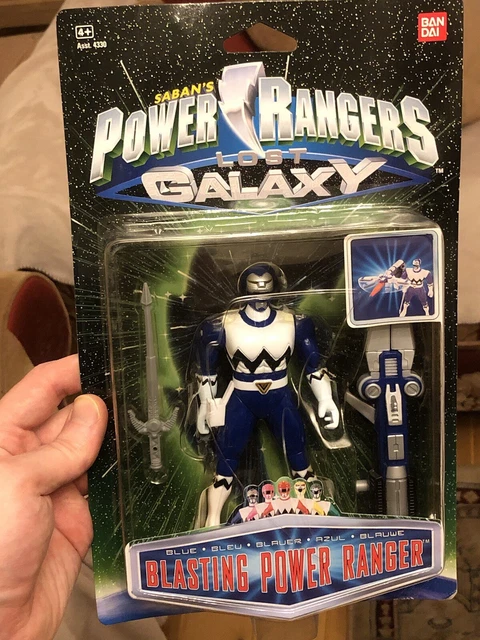 POWER RANGERS LOST Galaxy Blue Blasting Figure Vintage Boxed Factory ...