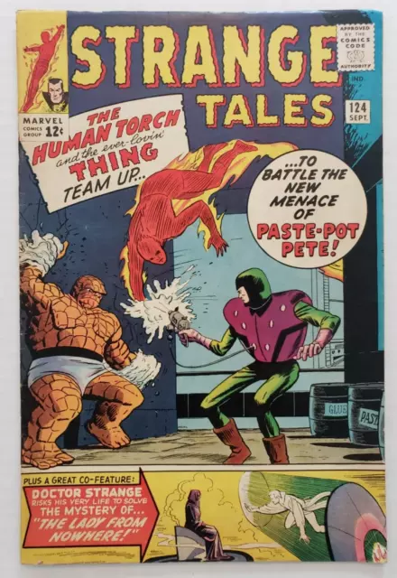 Strange Tales #124 Marvel 1964 Stan Lee Dick Ayers Steve Ditko