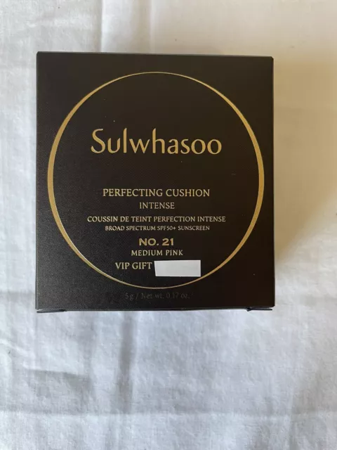 Sulwahsoo Perfecting Cushion Intense No.21 Medium Pink 5g SEALED - e711