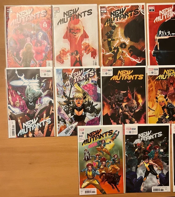 MARVEL NEW MUTANTS 33 comic lot #1-33 COMPLETE SERIES 2019 vol 4 Dawn of X era 6