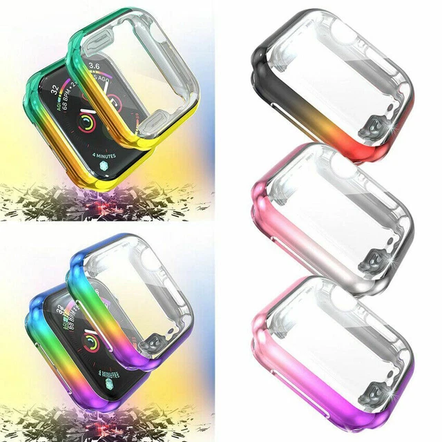 For Apple Watch 6 5 4 3 2 SE Case Full Body Protector Soft Watch Cover TPU 2021