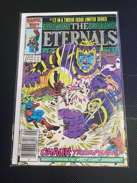 Marvel Comics THE ETERNALS #12 September 1986 Comic Book (NM) Bagged