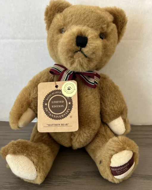 Boyds Bears Matthew Bear 20th Anniversary Edition  Limited w/ Tag