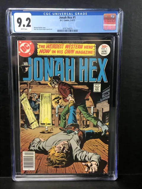 1977 Dc Jonah Hex #1 1St In His Own Comic Western Cgc 9.2 White