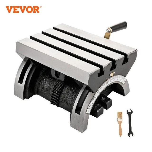 5*7 Tilting Angle Milling Machine 0-90Adjustable Swivel Angle Plate for Grinding
