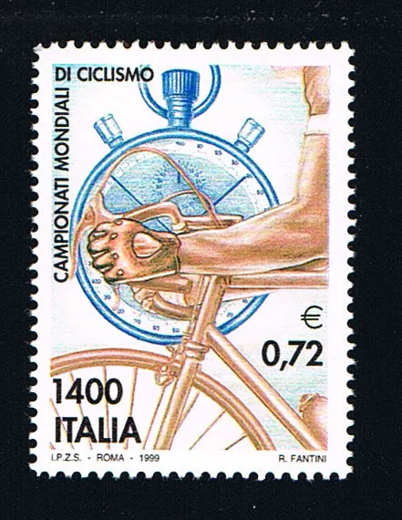 ITALIA IL FRANCOBOLLO CAMPIONATO MONDIALE DI CICLISMO 1999 nuovo** (BI9738)