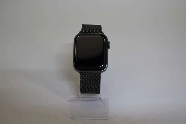 Apple Watch (Series 6) Edelstahl 40 mm GPS + Cellular - Graphit Milanaise #Se...