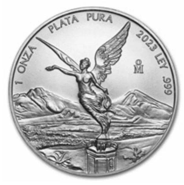2023 Mexican Silver Libertad Fresh BU Coin 1 oz .999 ((In Capsule)) **In Hand**