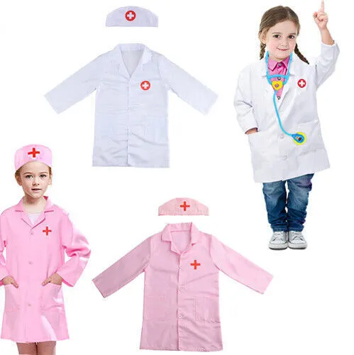 Kids Doctor Set Dress Up Costumes Child Role Play Pretend Toys Outfit Boys Girls