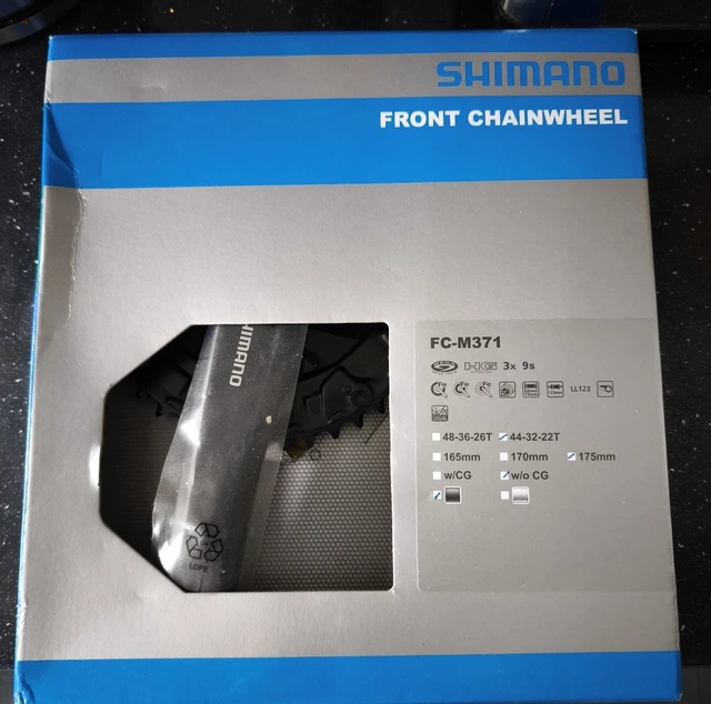 Shimano Acera FC-M371 44/32/22T Chainset Crank Crankset Triple MTB Mountain bike