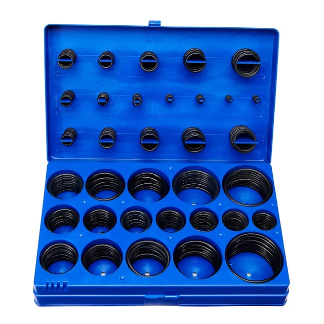 407 Pieces SAE Universal O-Ring Kit, Set of 32 USA Standard Sizes, Buna-N 70A, R