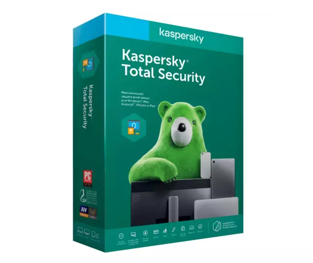 Kaspersky Total Security 1 PC 1 Jahr GLOBAL NUR für WINDOWS-BETRIEBSSYSTEM