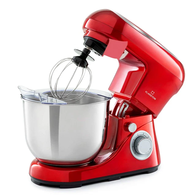 Food Processor Stand Mixer Electric Kitchen Machine Food Mixer 5 L 1300 W Red