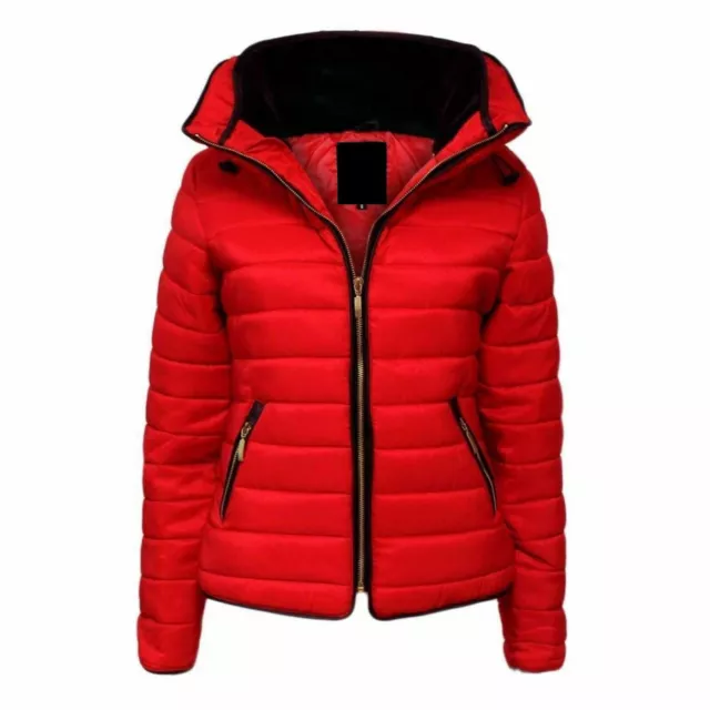 Giacca Scuola Ragazze Ragazzi Bambini Imbottito Bambini Cappotto Cappuccio Buffer Giacca Inverno