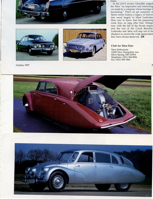 1930 - 1995 TATRA COLOR 10 PG Article