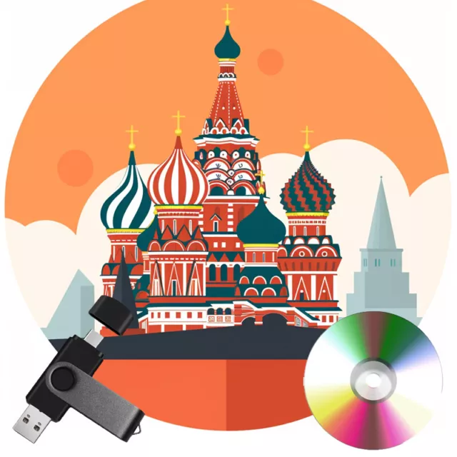 Learn How To Speak Russian Language Training CD or 16gb USB