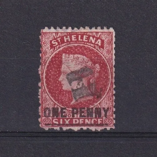 ST. HELENA 1864, SG# 6, CV £29, Wmk Crown CC, Perf 12½, thin bar, QV, Used