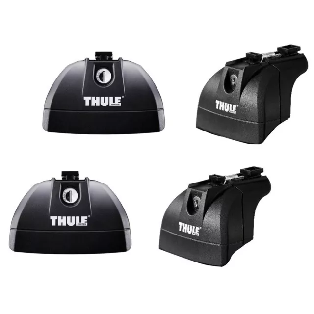 Thule Rapid System 753  piede per veicoli confezione da 4 nero