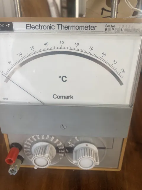 Comark Electronic Thermometer - Used.  Type 1652-7.  Pt/Pt-Rh