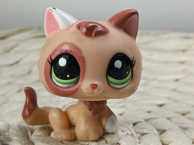 Authentic Littlest Petshop 1128 Cat Baby Kitten Kitty / Chat Chaton LPS