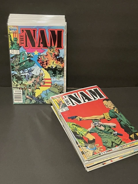 Huge Marvel Comic lot THE NAM High Grade 35 Issues #1-#61 VF/NM Free Shipping