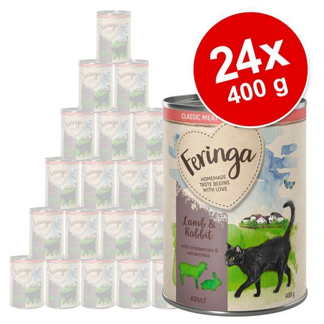 FERINGA CLASSIC MEAT Menu Saver Pack Wet Adult Cat Food All