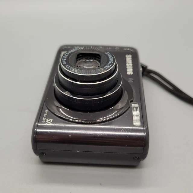 Samsung PL55 12,2 megapixel fotocamera digitale compatta testata nera 13