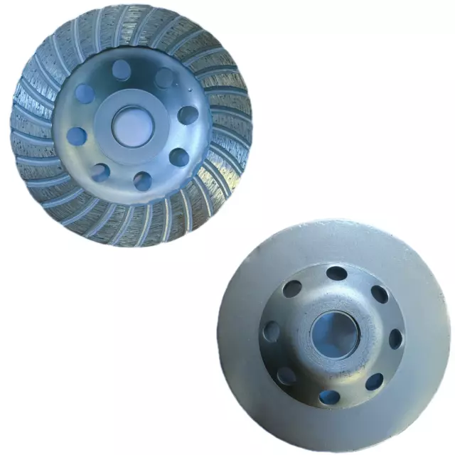 4.5" Diamond Grinding CUP Wheel Disc Grinder Concrete 28 Segment 7/8"- 5/8"