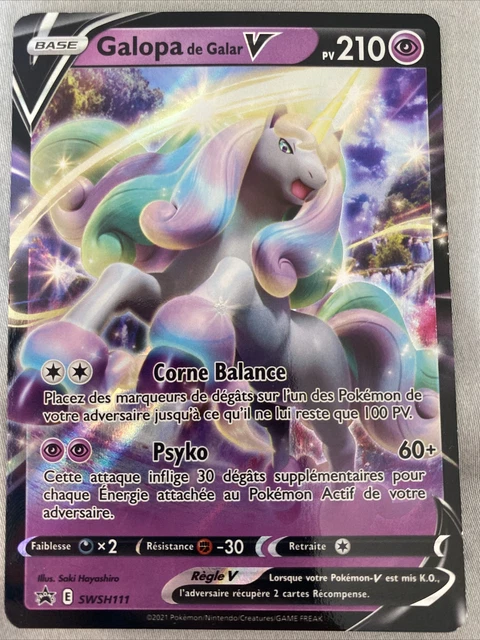 Carte pokemon Galopa de galar V SWSH111 - Collection