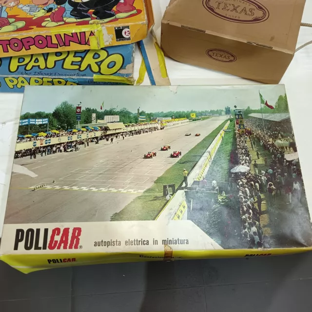 Autopista elettrica Policar slot car scala 1/32 anni 60