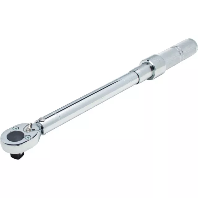 Proto J6008C 1/2" Drive Ratcheting Head Micrometer Torque Wrench, 16-80-FT LBS