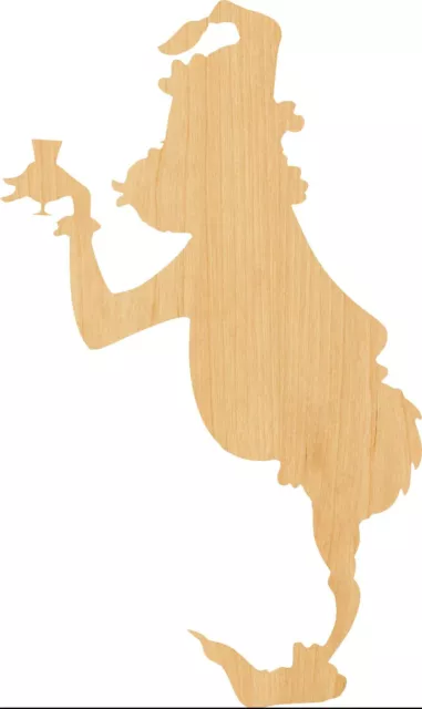 Grinch Laser Cut Out Wood Shape Craft Supply - Woodcraft Cutout