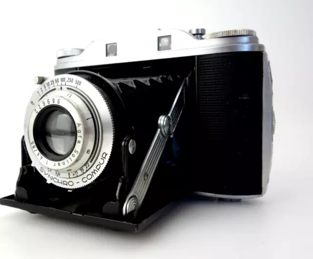 AGFA Isolette III  Rangefinder Klappkamera Agfa Solinar 85mm f4,5  jk148