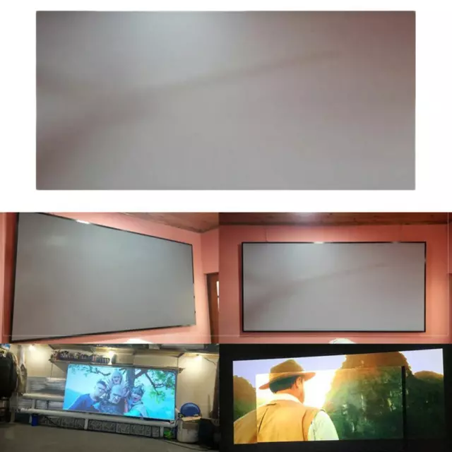 30inch Durable Anti-Wrinkles Projection Movie Screen f/ Meeting 3