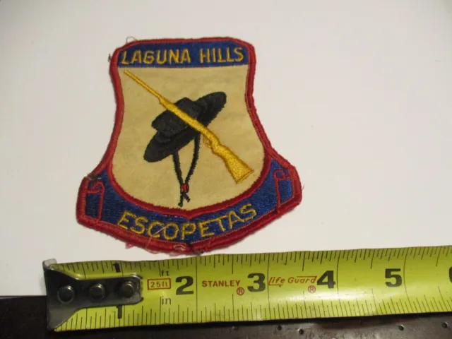 Laguana Hills Escopetas Shooting Shotgun Rifle Vintage Jacket Club Member Patch