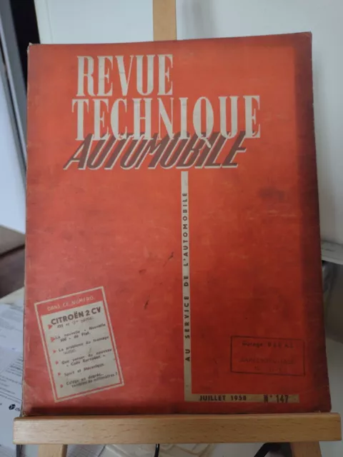 Revue Technique Automobile N°147 Citroën 2cv