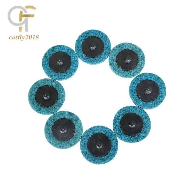 50Pcs 2" Fine Surface Conditioning Discs Roll Lock Die Grinder Sanding Pads New