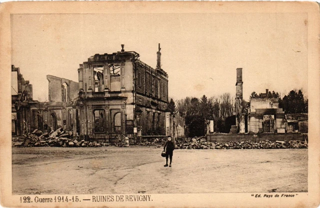 CPA AK Military - Ruins of Revigny (698323)